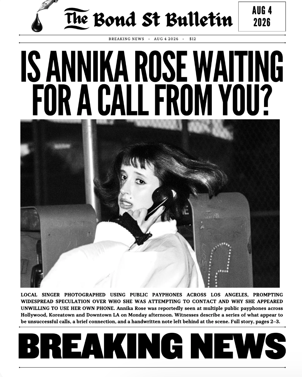 READ ALL ABOUT IT - ANNIKA ROSE (ALL 5 NEWSPAPERS)