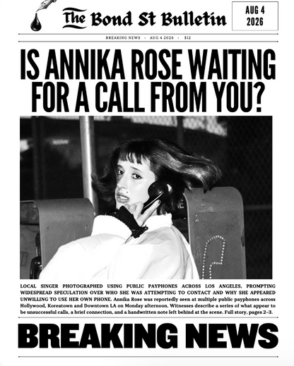 READ ALL ABOUT IT - ANNIKA ROSE (ALL 5 NEWSPAPERS)